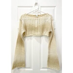 Urban Outfitters Ladder-Knit Shrug Sweater